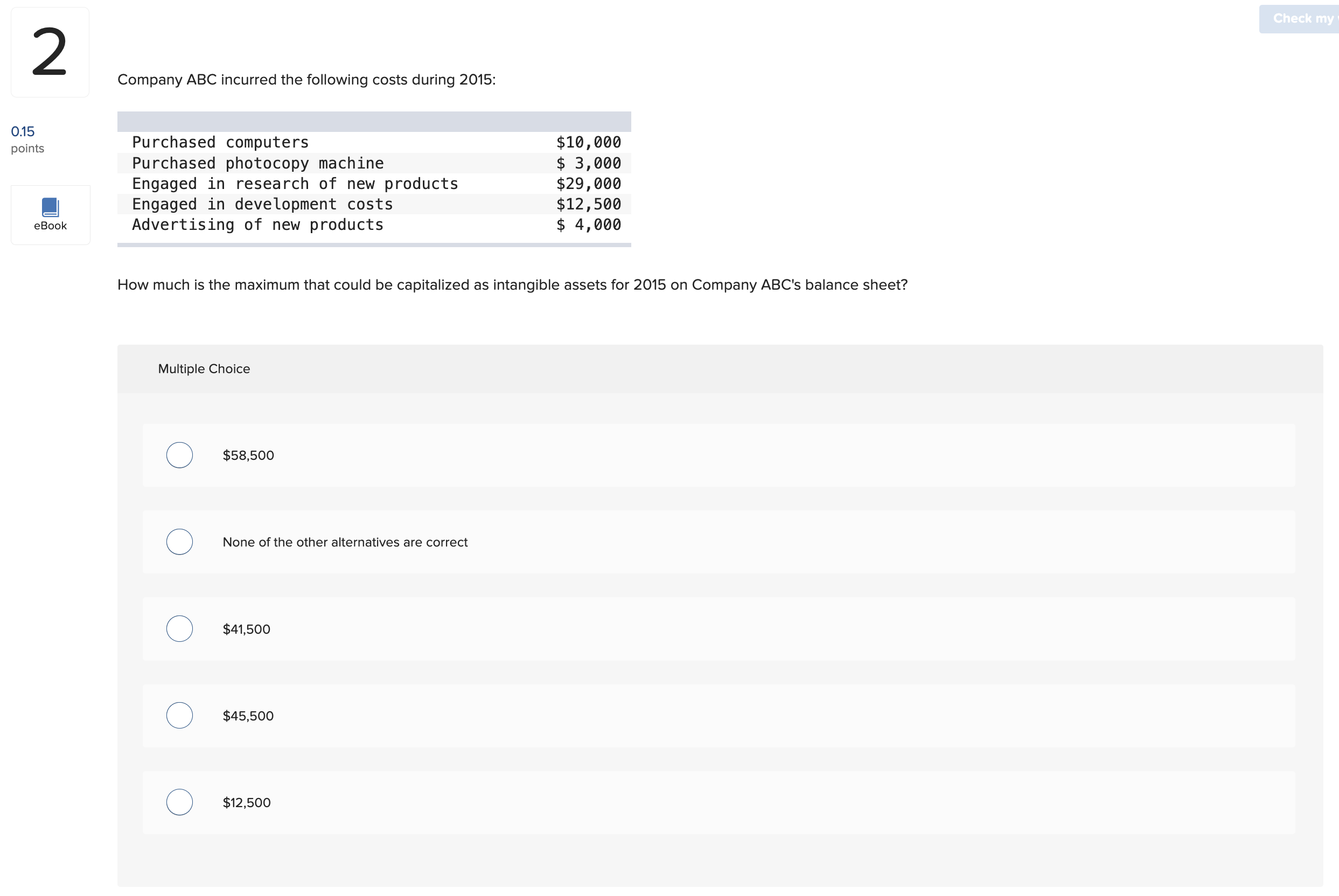 points On January 1, 2011, Dexter Corporation purchased a piece of equipment,