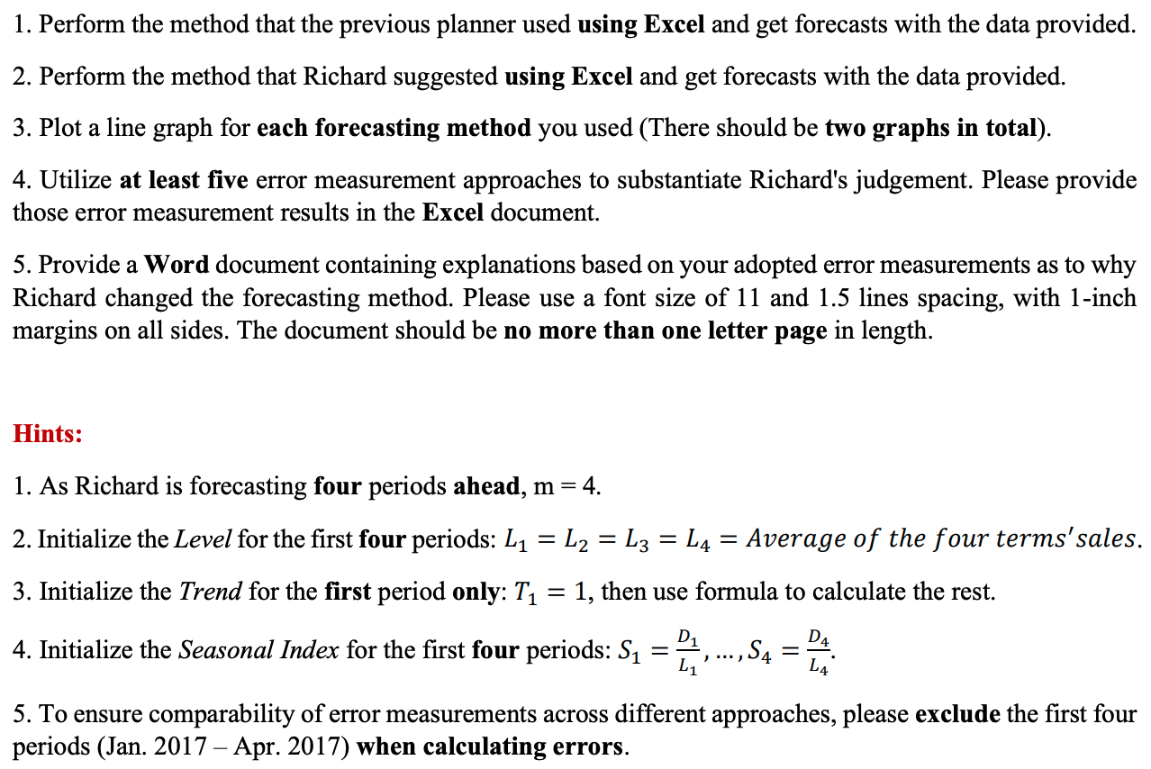 in 2019 and walk through the steps please Richard has been hired