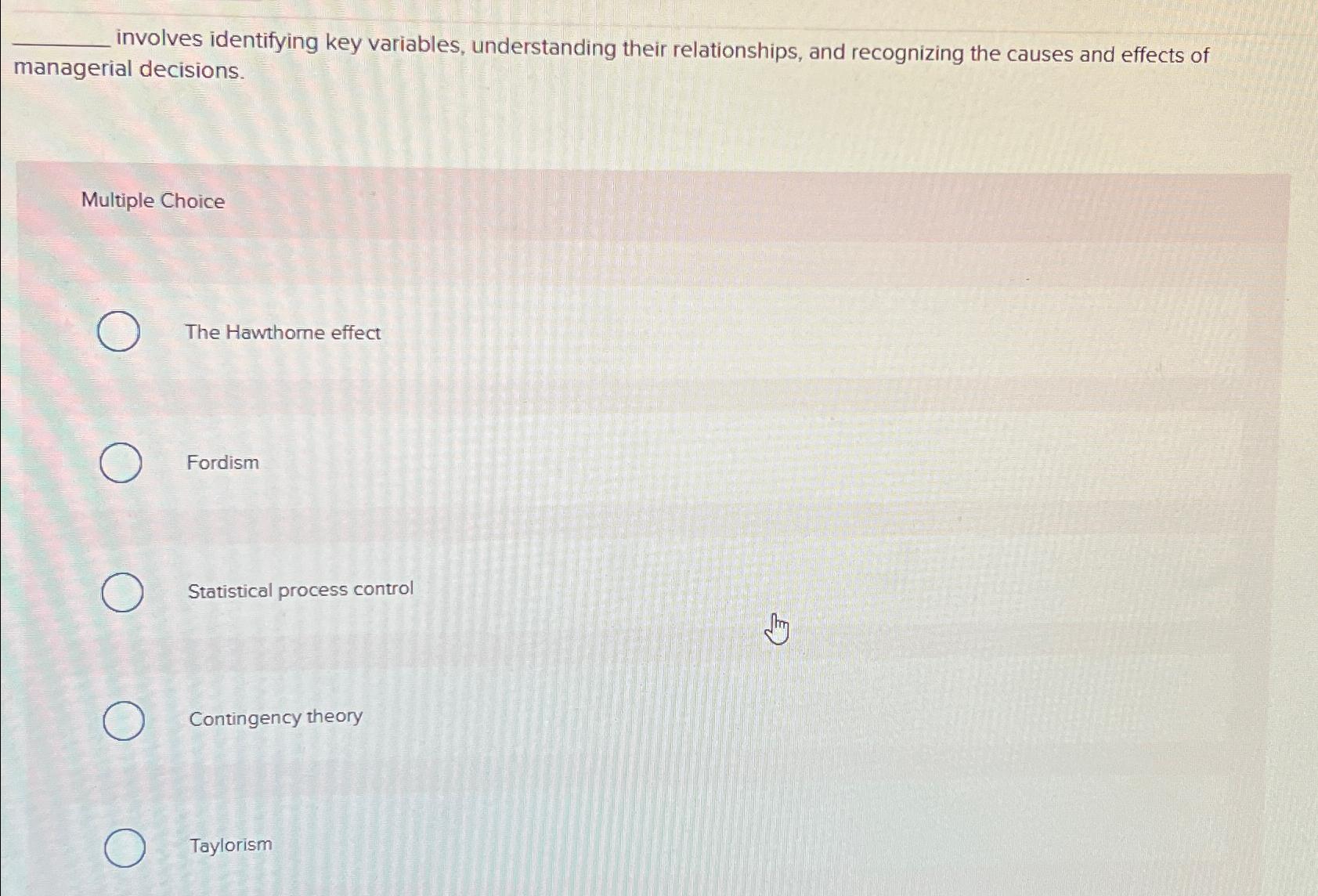  involves identifying key variables, understanding their relationships, and recognizing the causes