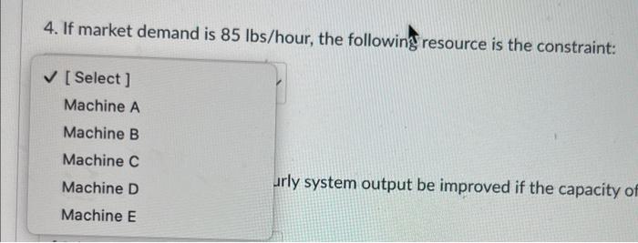 below). This is the only use that the five machines are put