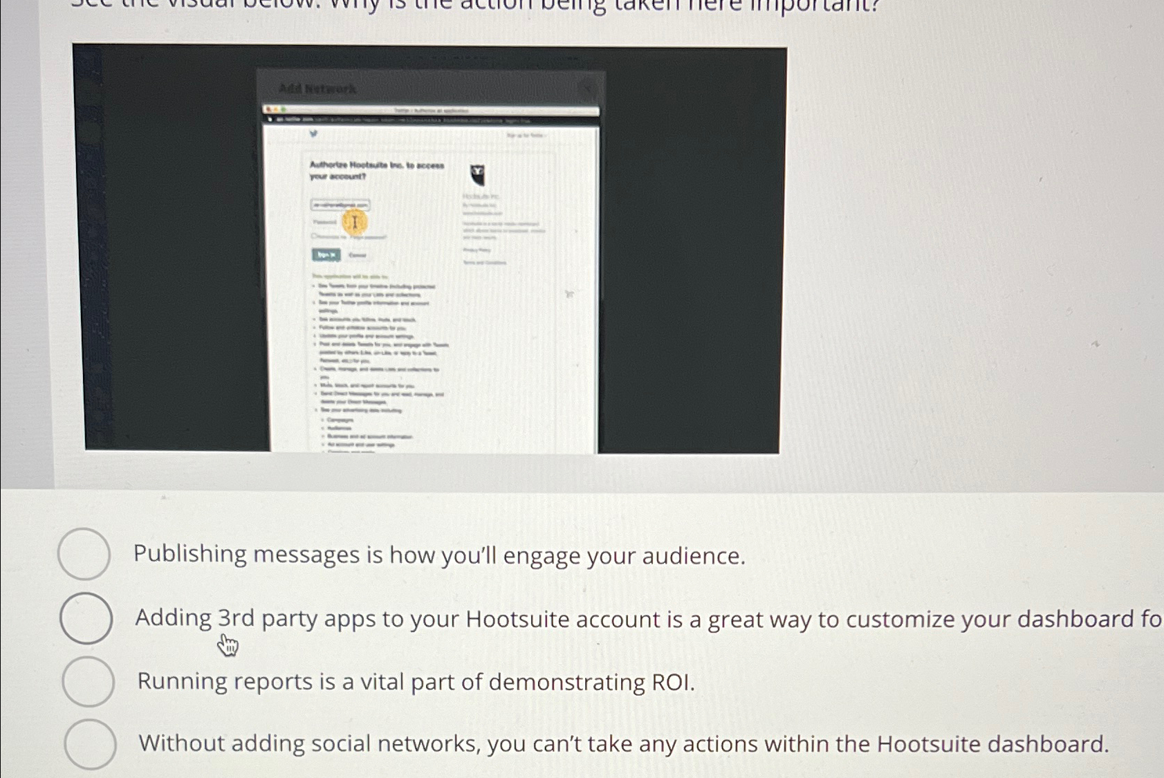  Publishing messages is how you'll engage your audience. Adding 3rd party