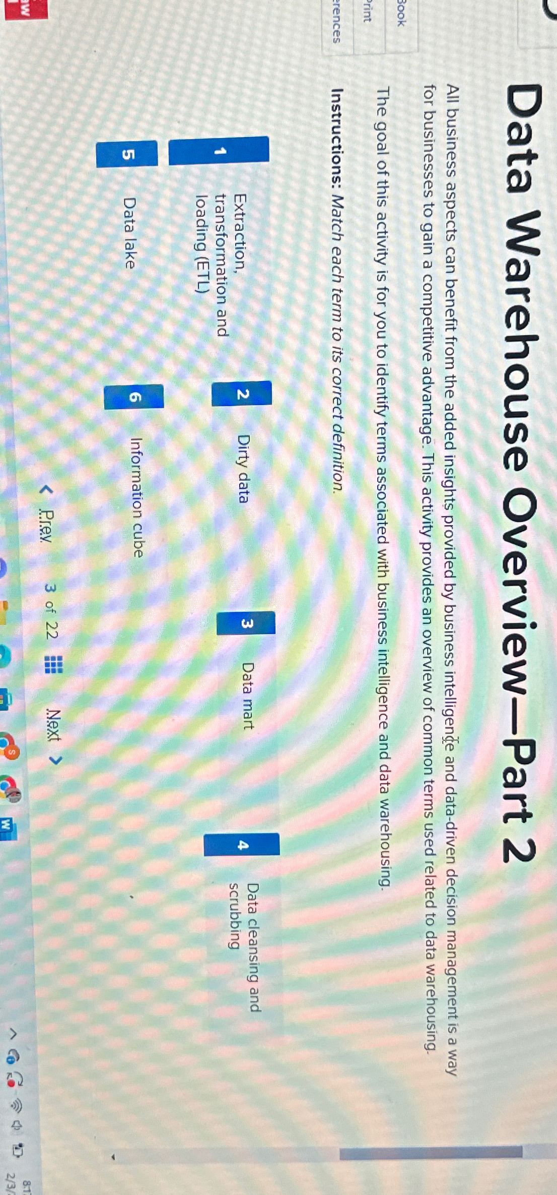  Data Warehouse Overview-Part 2 All business aspects can benefit from the