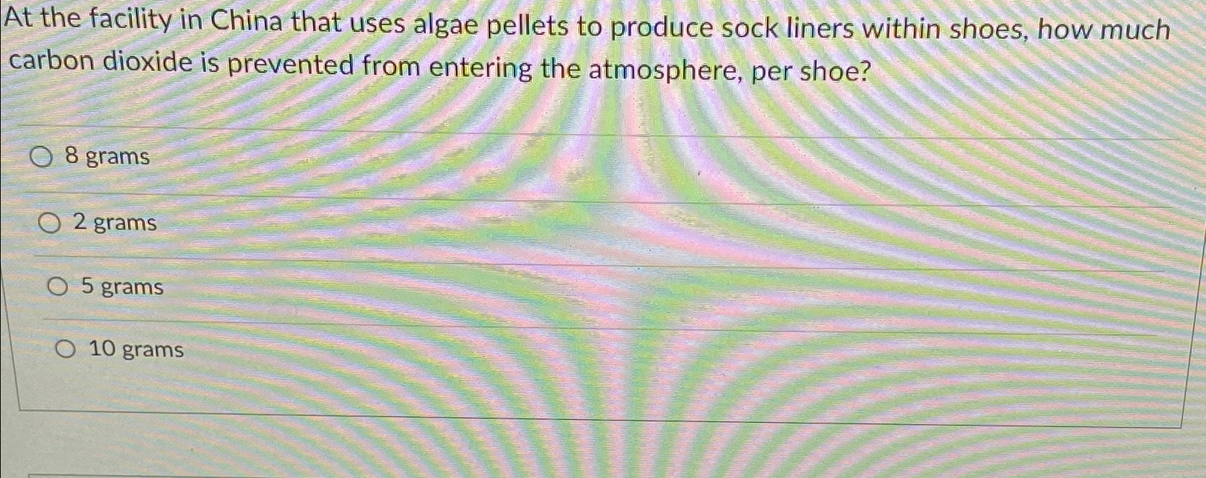  At the facility in China that uses algae pellets to produce