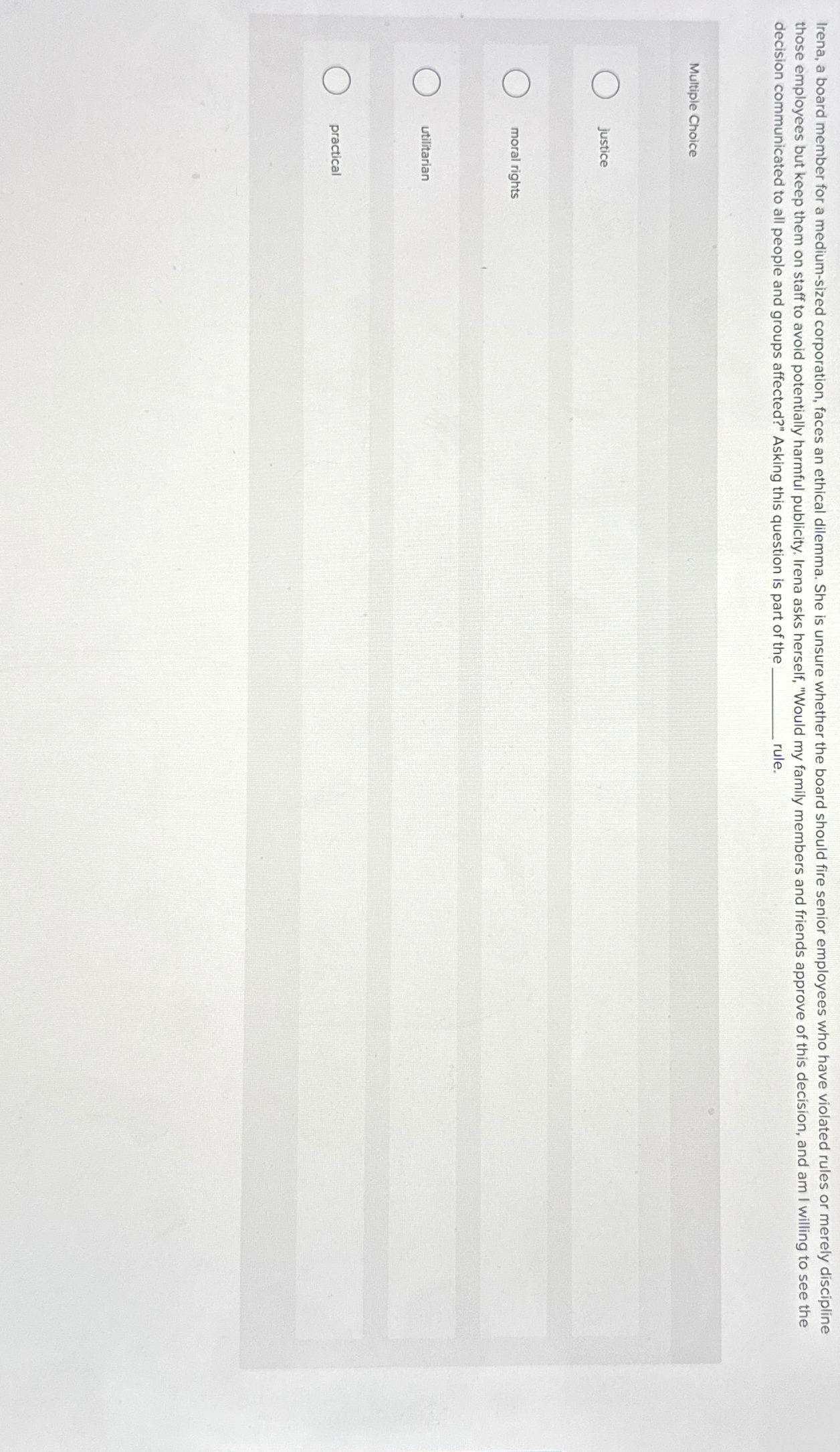  decision communicated to all people and groups affected?" Asking this question