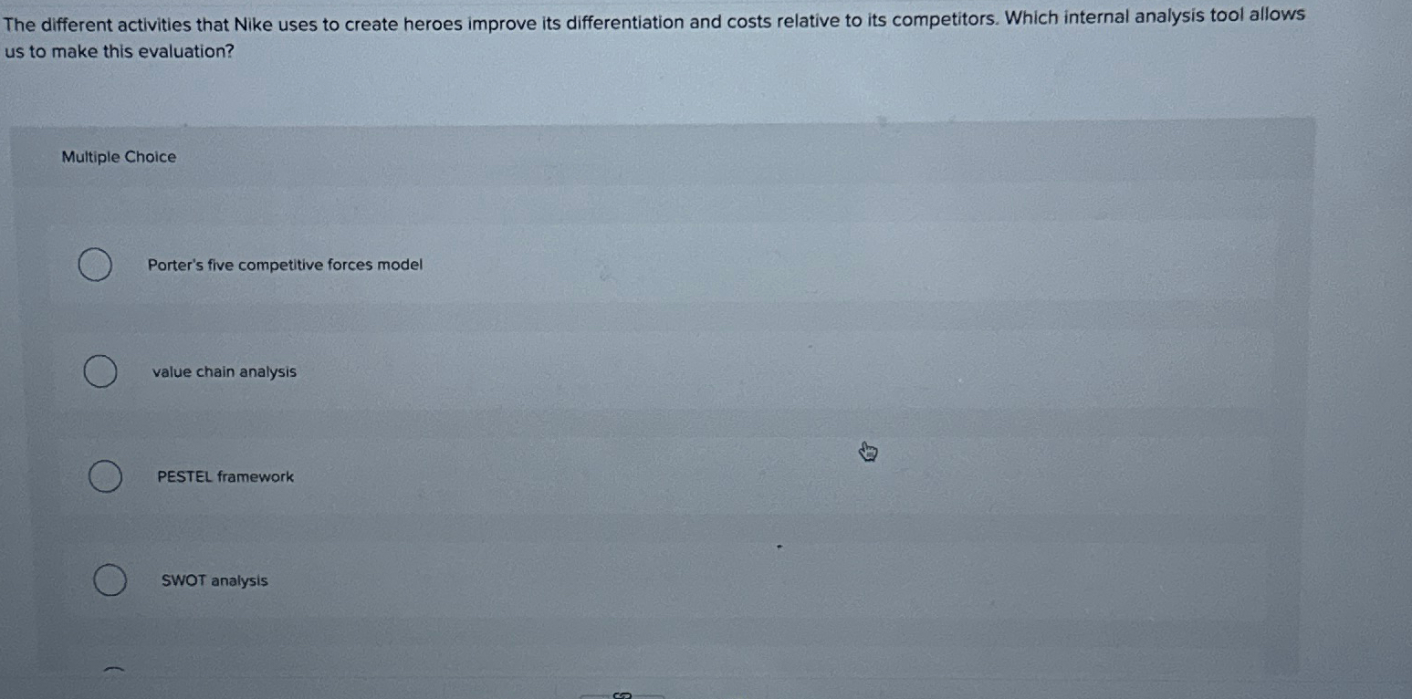  The different activities that Nike uses to create heroes improve its