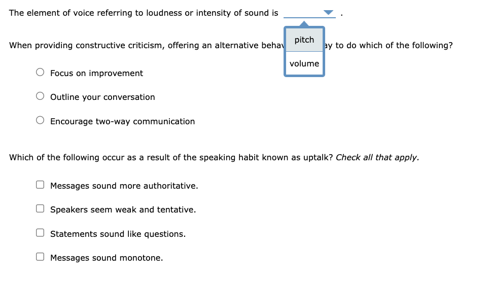 This is 1 question with subquestions please answer all correct for an