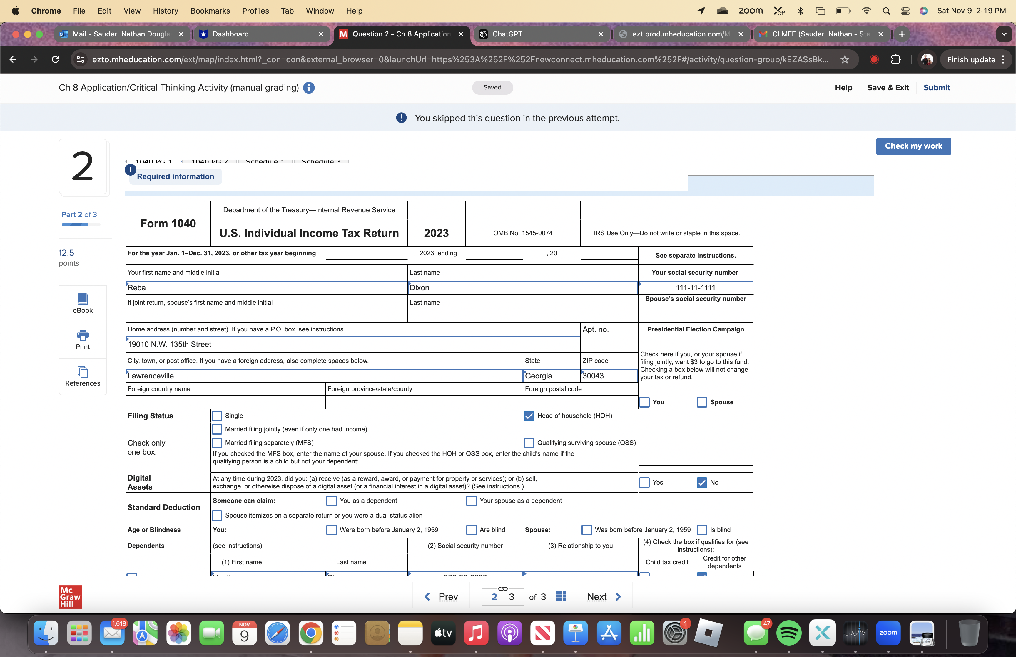 Required informationComprehensive Problem 8-84 (LO 8-1, LO 8-2, LO 8-3, LO 8-4,