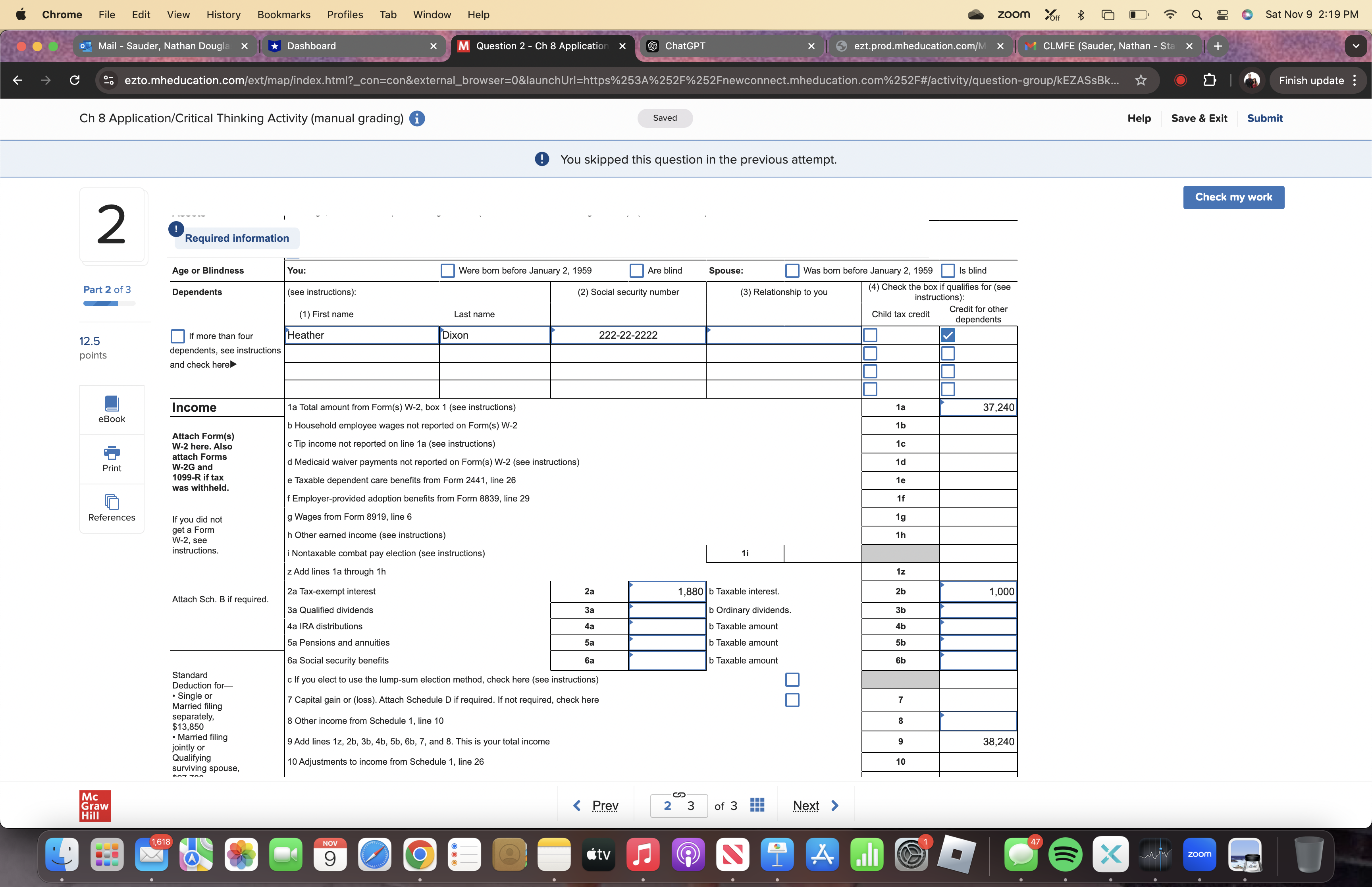 LO 8-5) (Algo)Skip to question[The following information applies to the questions displayed