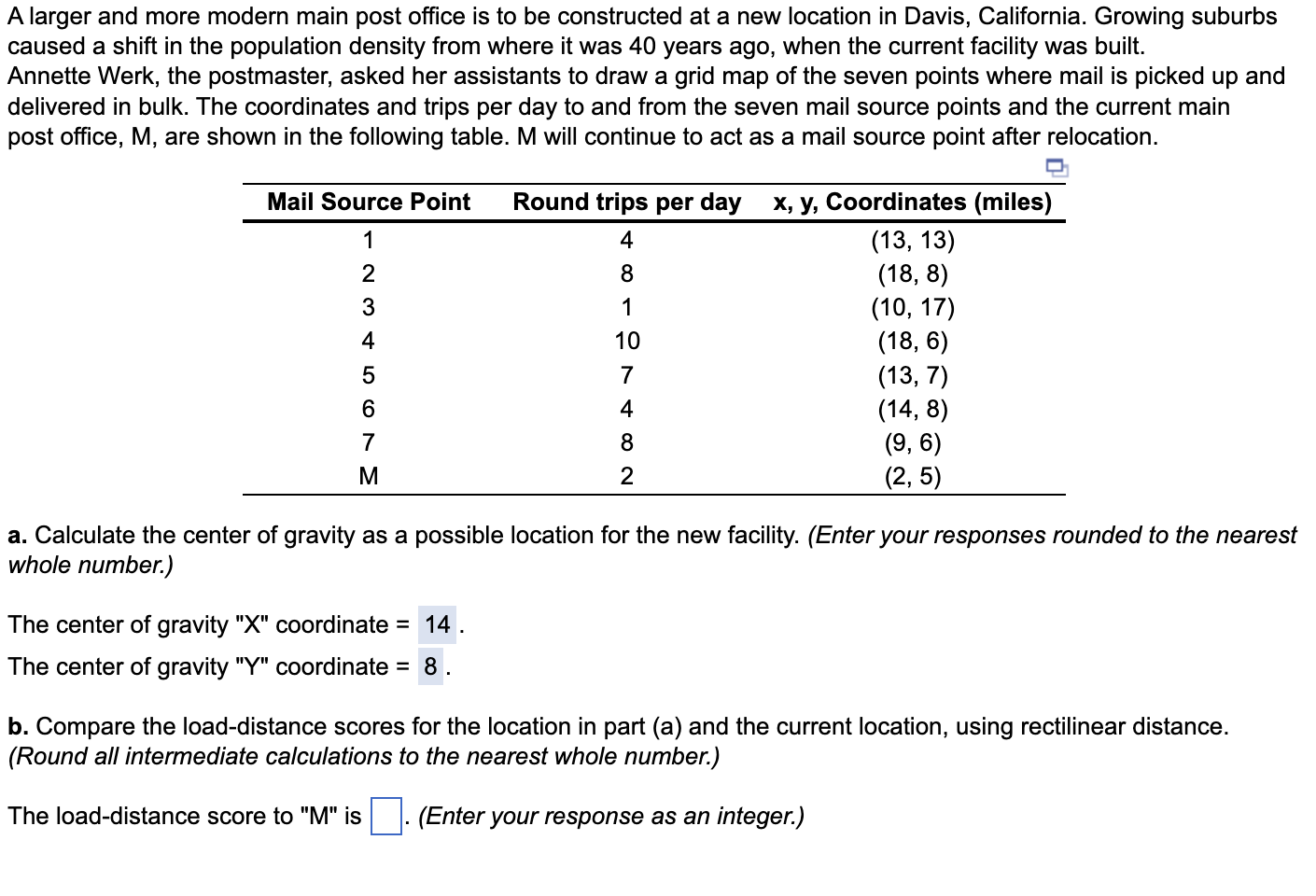 help with B please A larger and more modern main post office