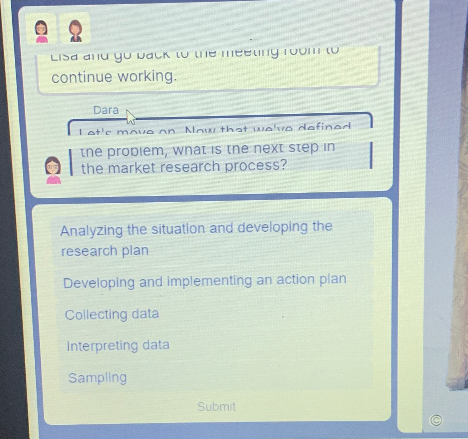  continue working. Dara I at'c mava an Nhim thot wra'va dofinad