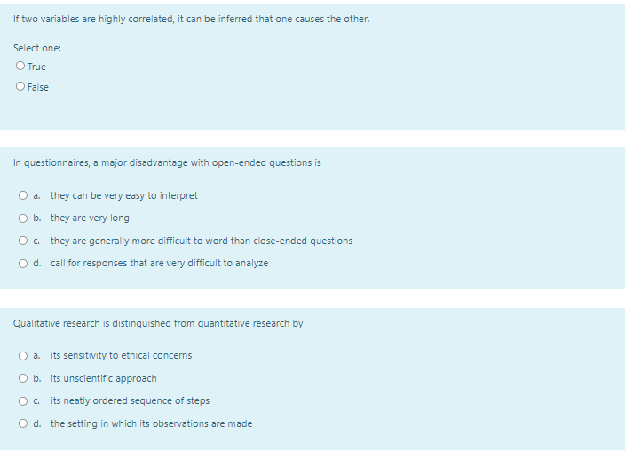 relationship between the variables is spurious c. variables are related to each
