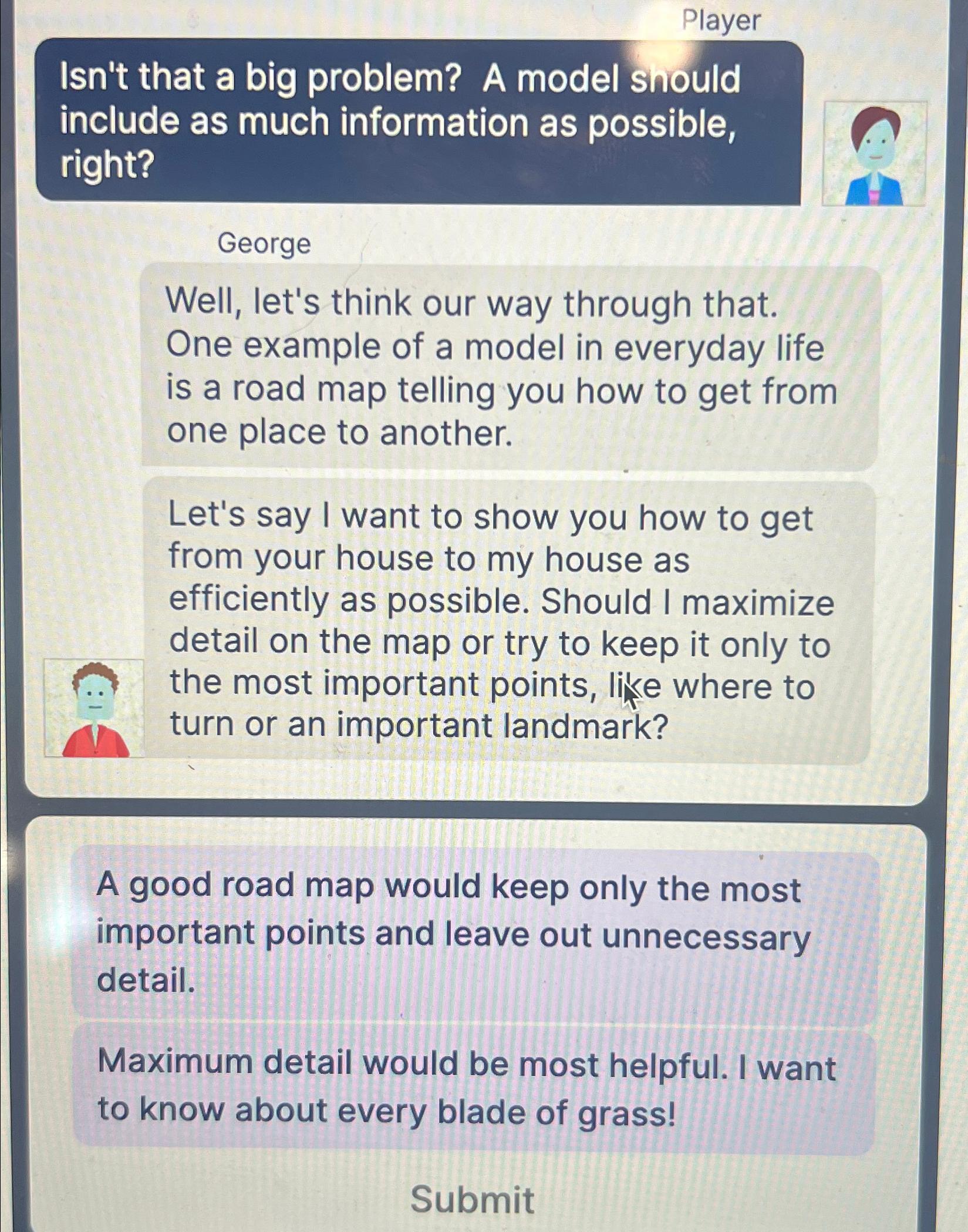  Player Isn't that a big problem? A model snould include as