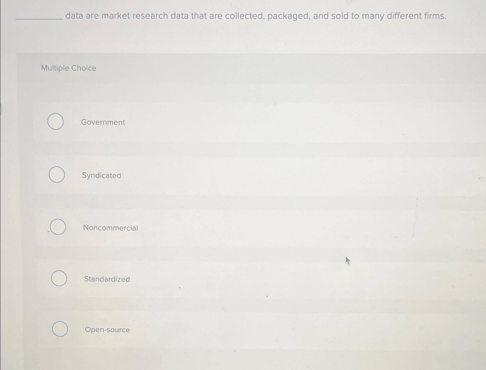  data are market research data that are collected, packaged, and sold