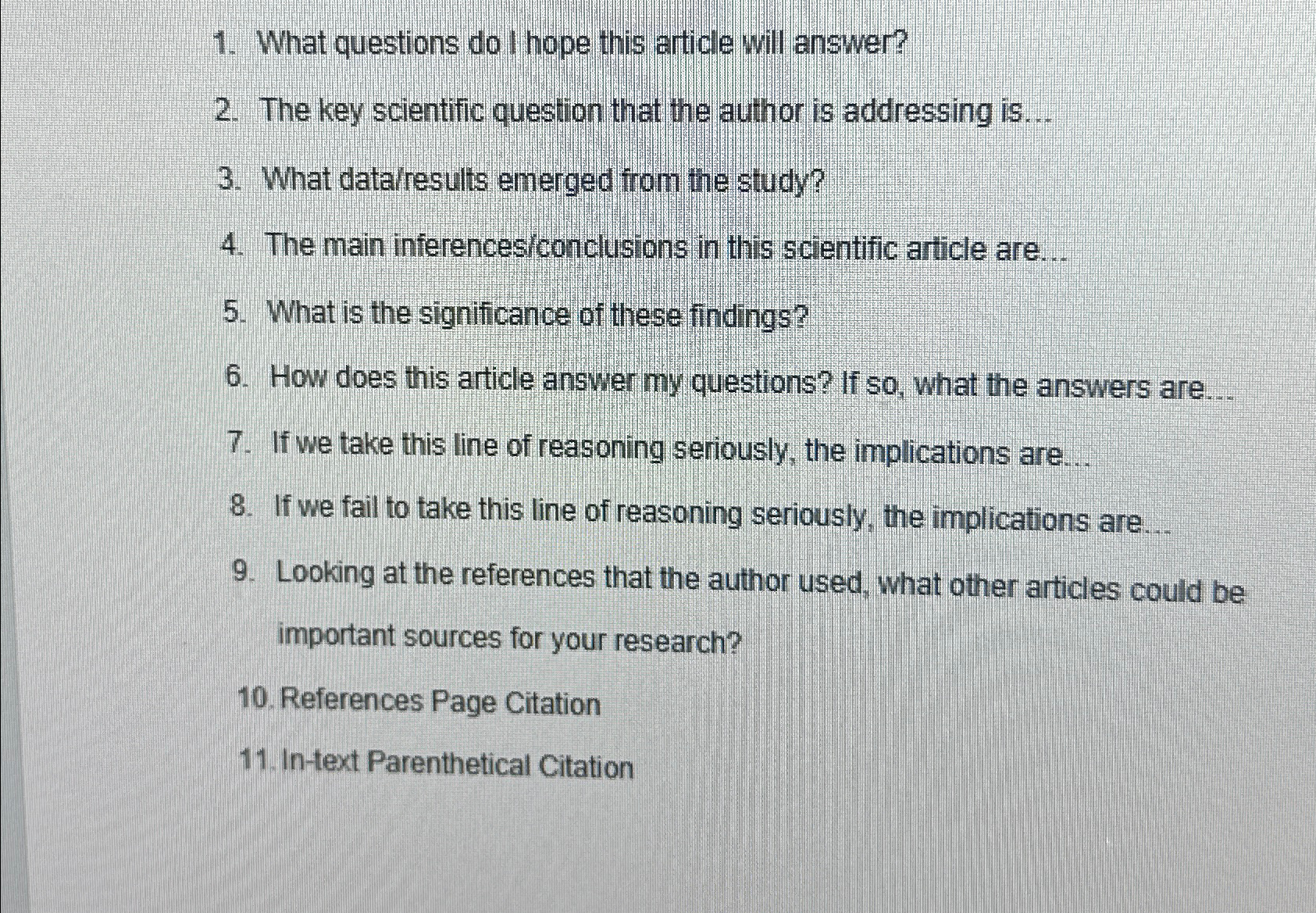  What questions do I hope this article will answer? The key