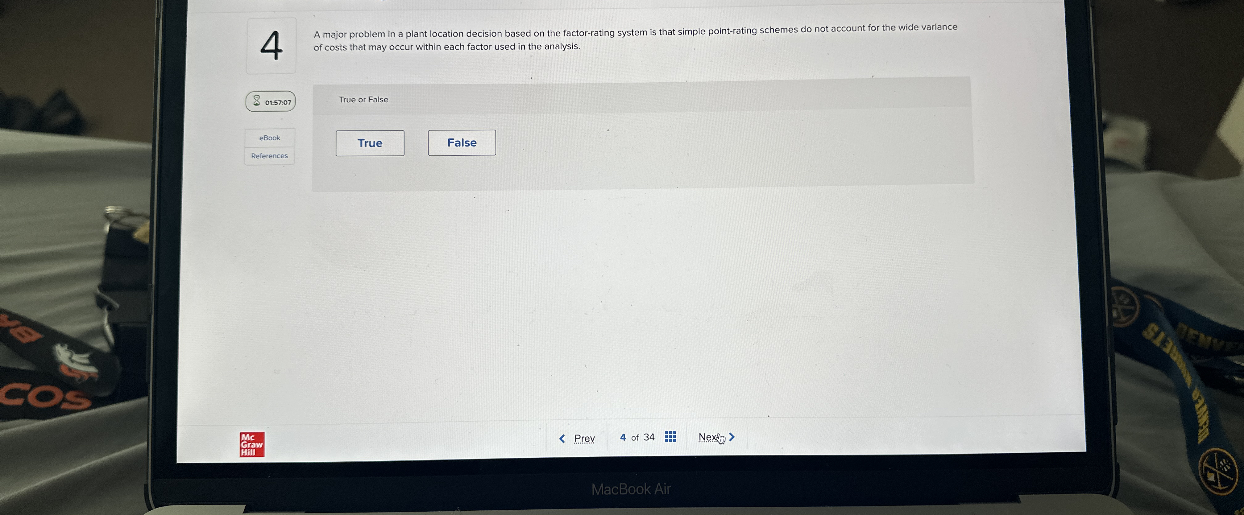  4 A major problem in a plant location decision based on