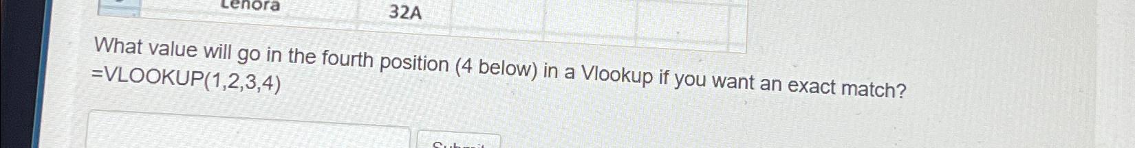 What value will go in the fourth position (4 below) in