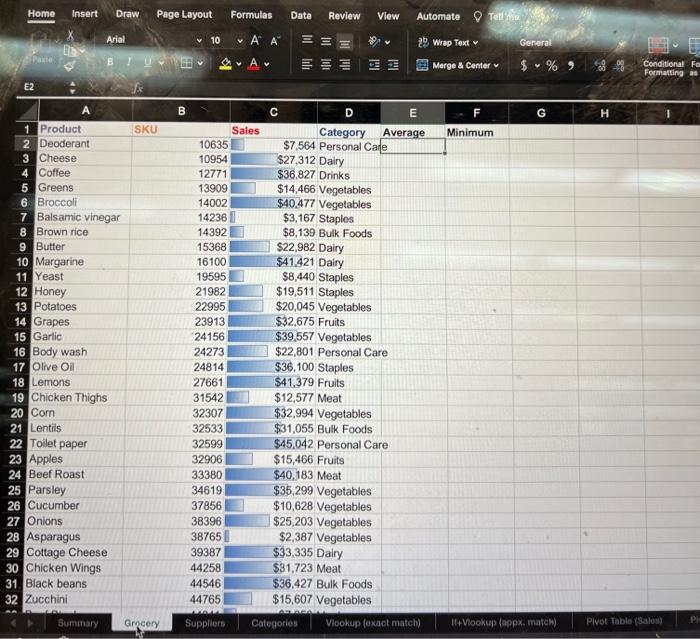 Formulas Date Review Viow Automate Tellilo Finding Lowest Quote for Restocking Switch