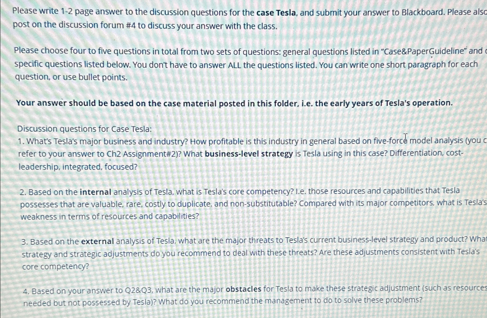  Please write 1-2 page answer to the discussion questions for the