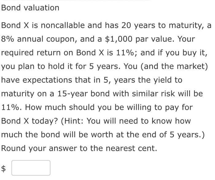 Time Bond returns Last year, Joan purchased a $1,000 face value corporate