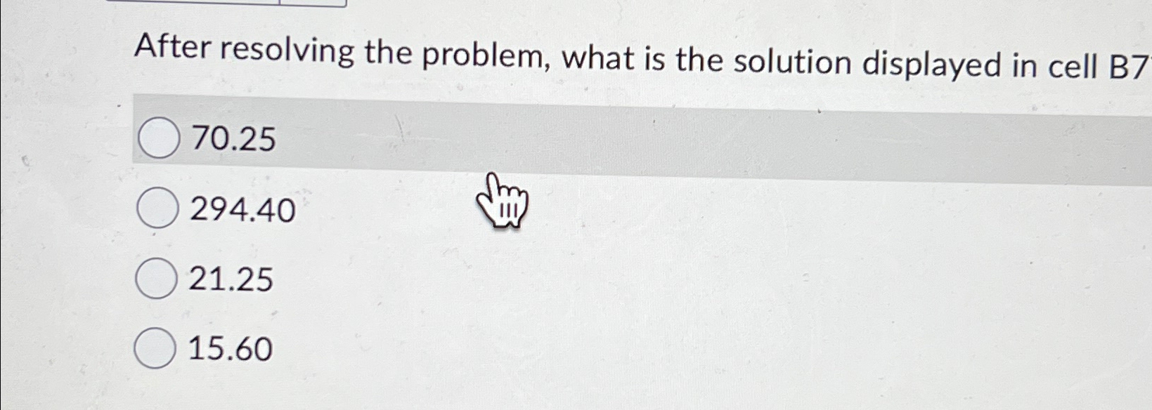  After resolving the problem, what is the solution displayed in cell