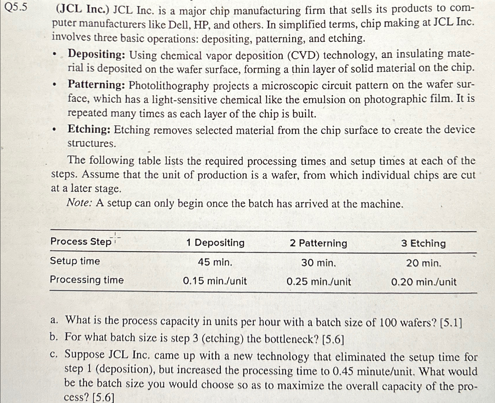  Hints: For 5.5, part b, in order for step 3 to