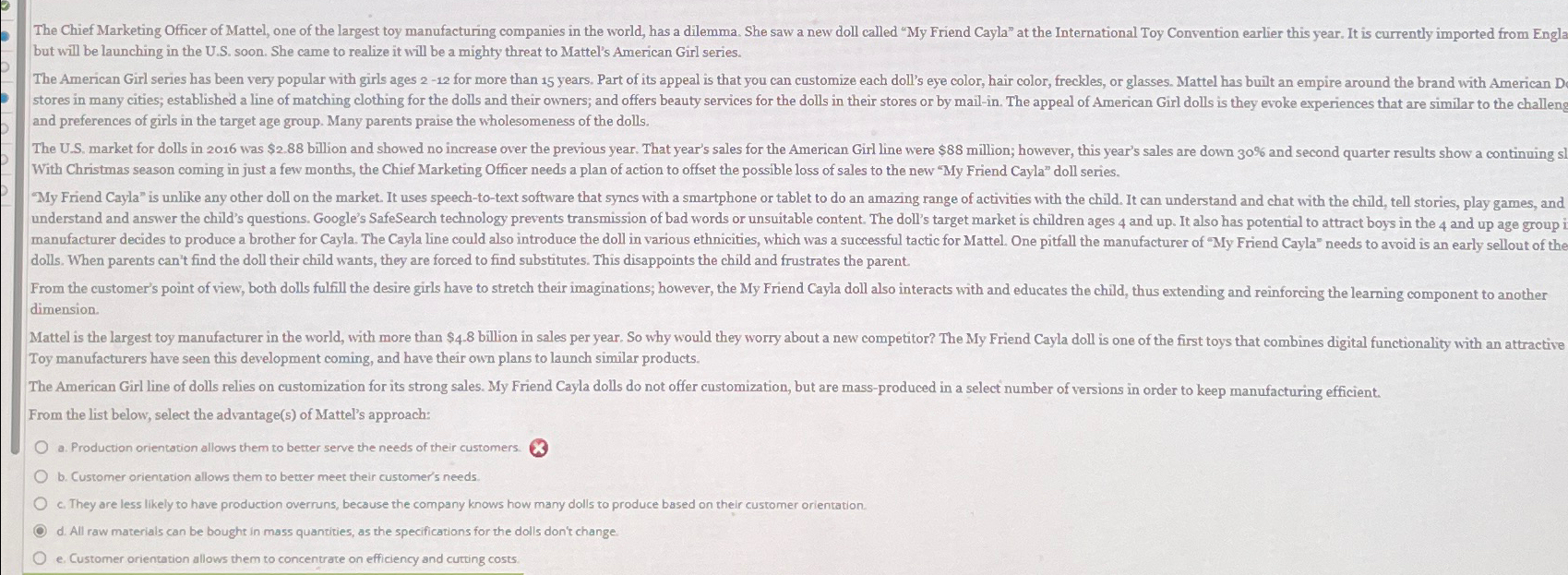  but will be launching in the U.S. soon. She came to