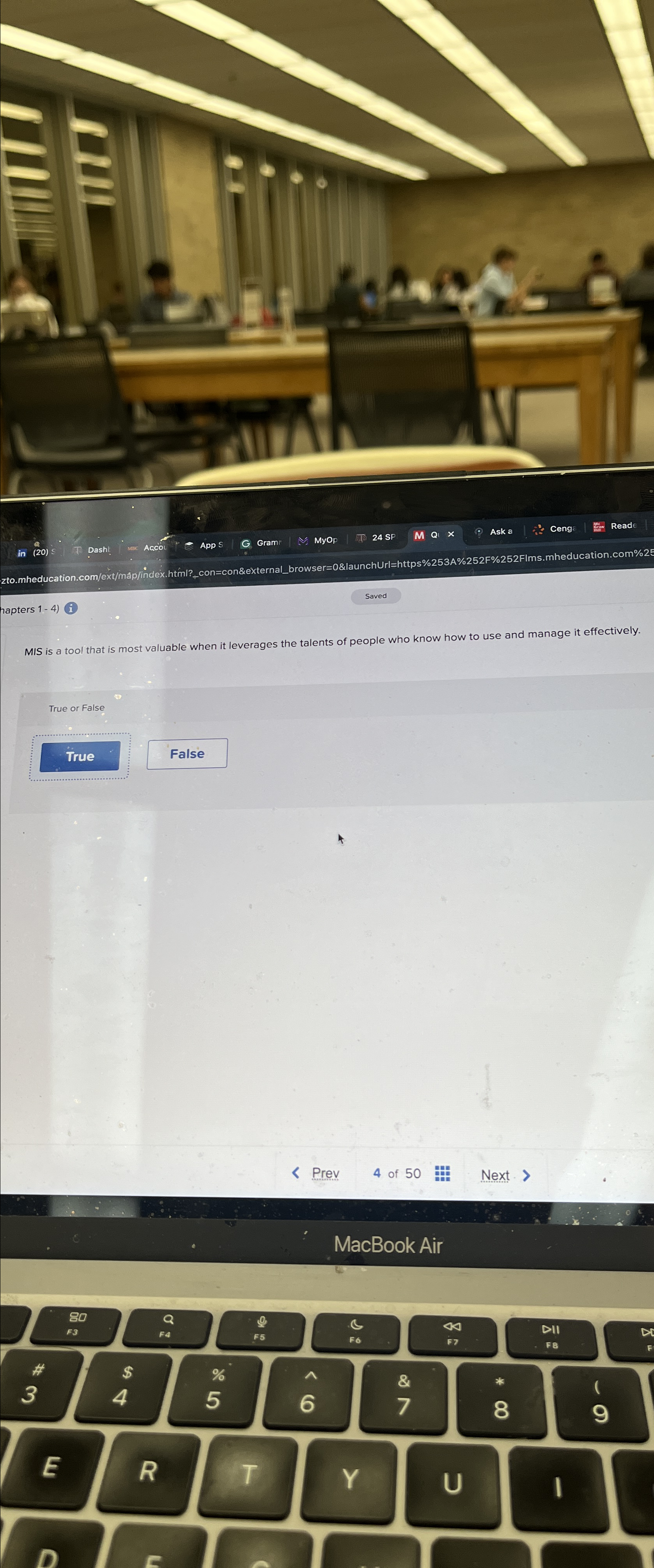  hapters 1-4) i MIS is a tool that is most valuable