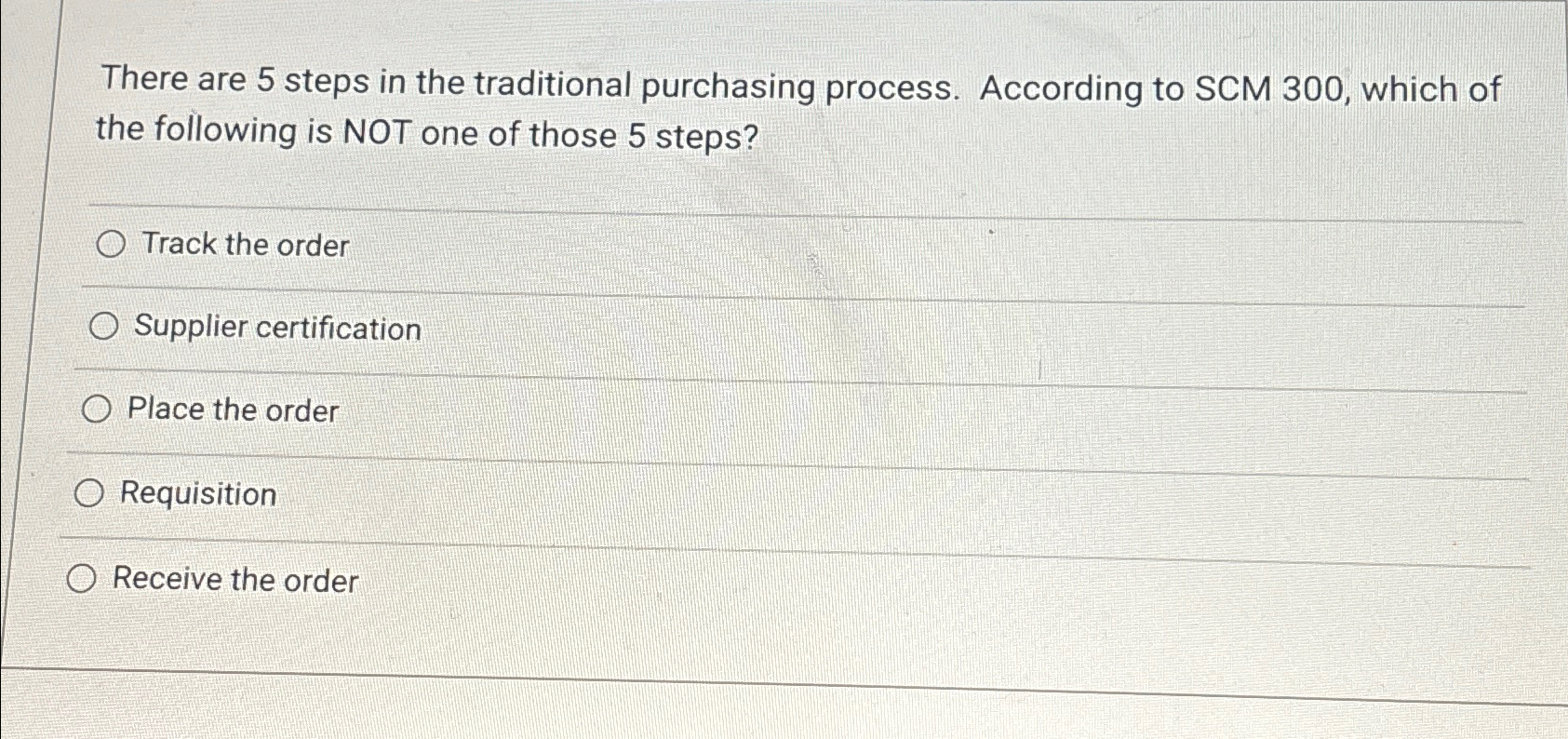  There are 5 steps in the traditional purchasing process. According to