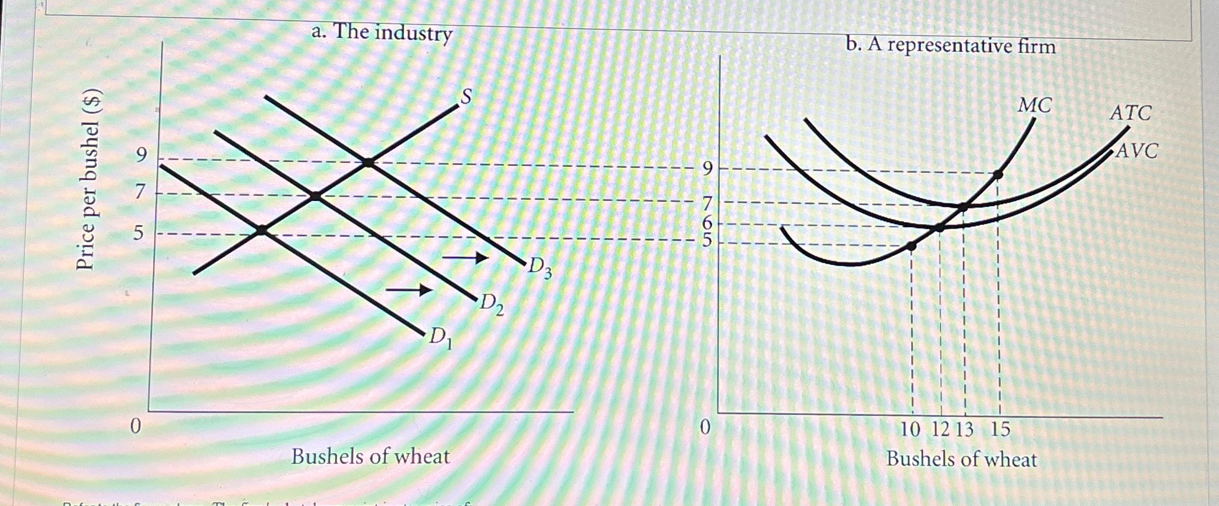  a. The industry b. A representative firm 