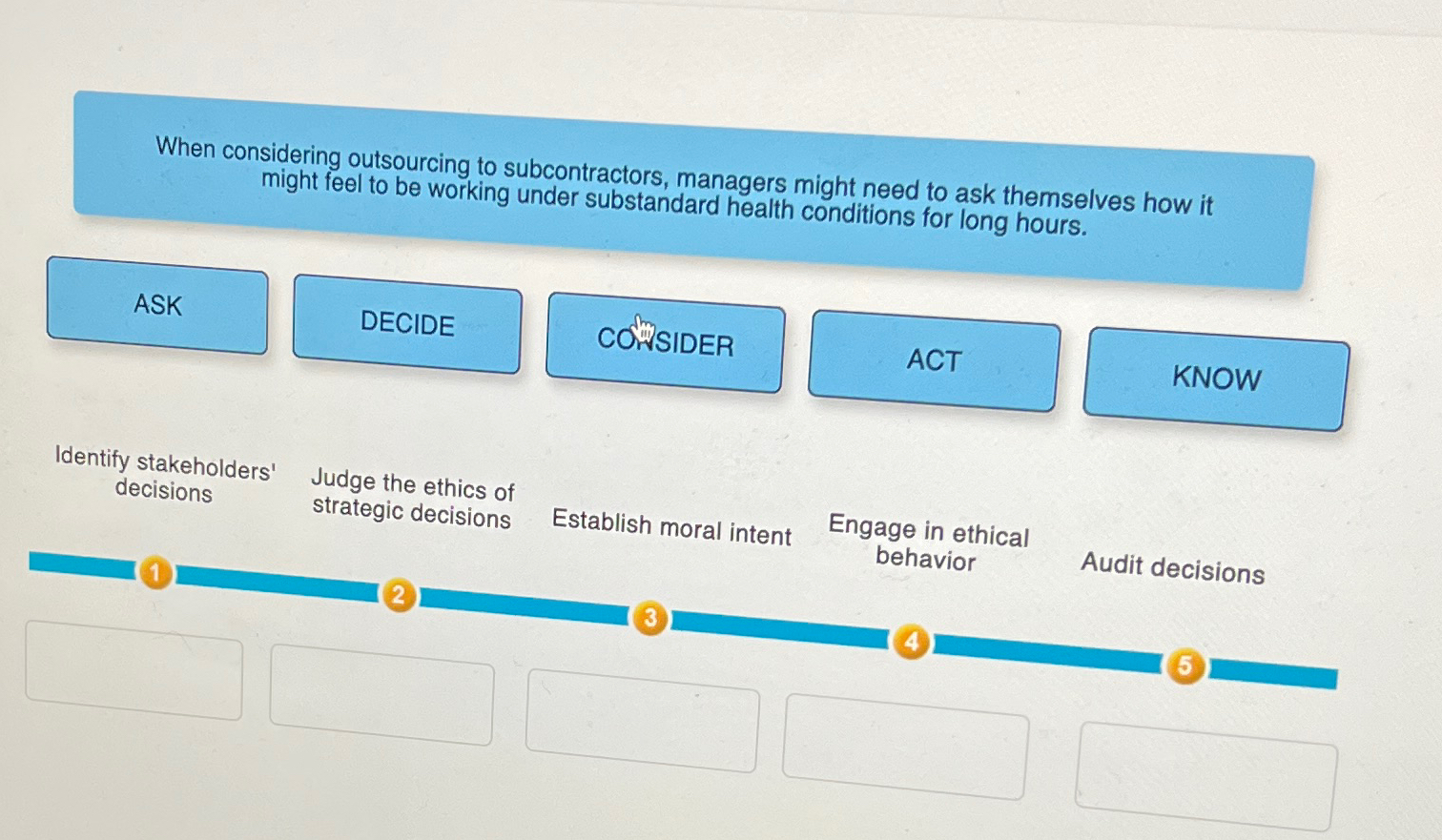  When considering outsourcing to subcontractors, managers might need to ask themselves