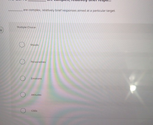 are complex, relatively brief responses aimed at a particular target. Multiple