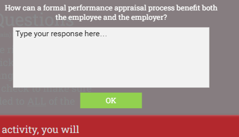  How can a formal performance appraisal process benefit both the employee