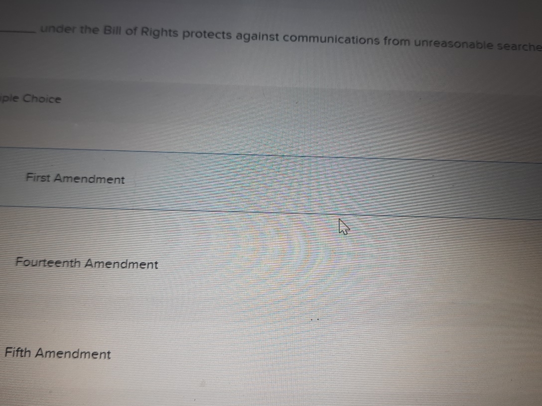  First Amendment Fourteenth Amendment Fifth Amendment fourth amendment 