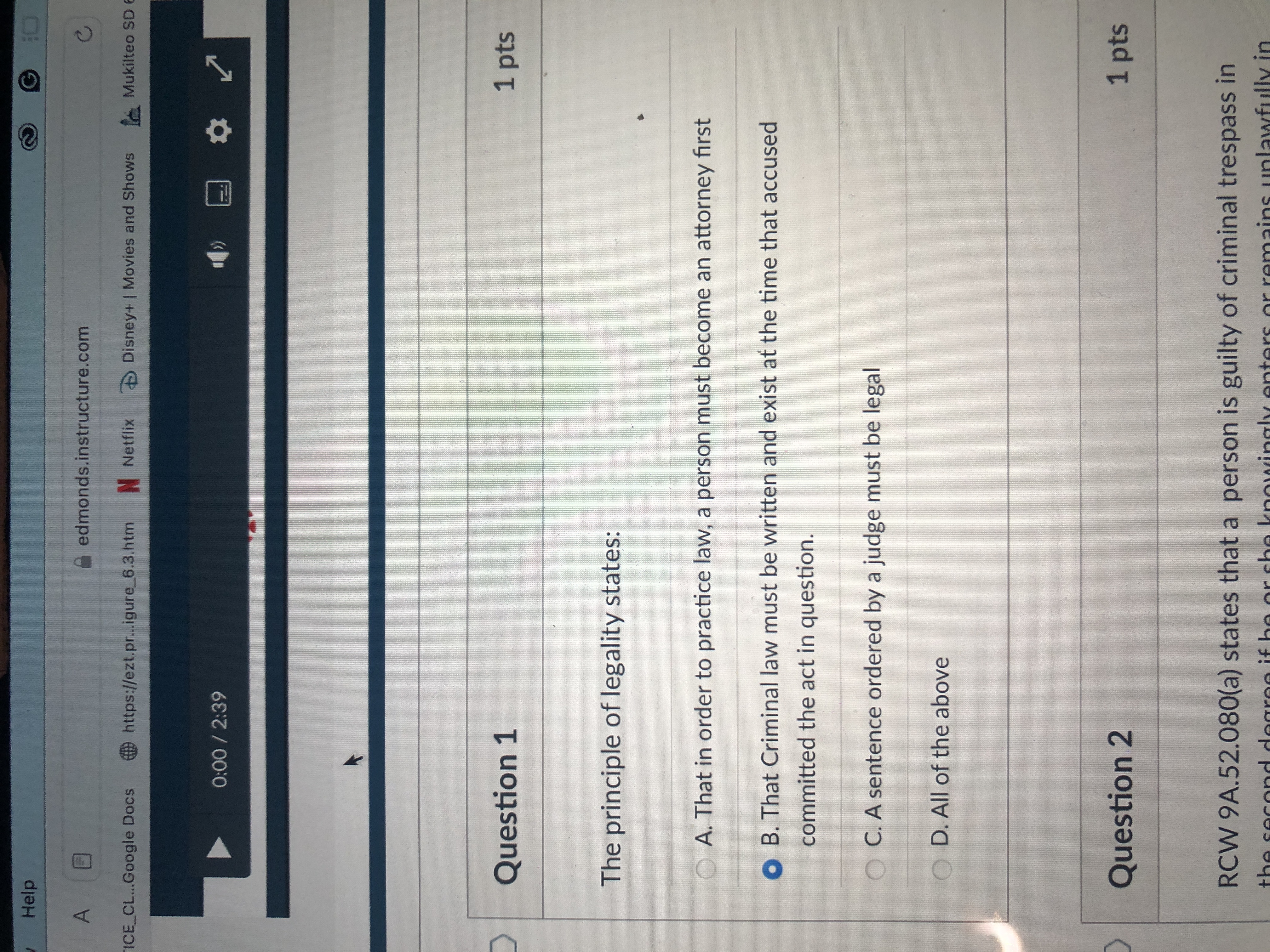 Help G A edmonds.instructure.com C ICE_CL...Google Docs https://ezt.pr...igure_6.3.htm Netflix Disney+ |