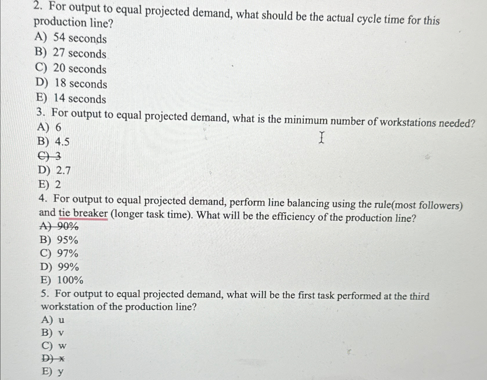  For output to equal projected demand, what should be the actual