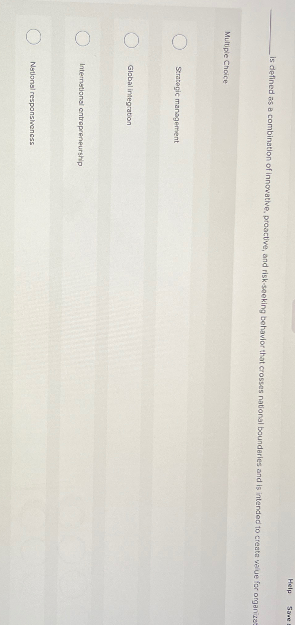  Help Save is defined as a combination of innovative, proactive, and