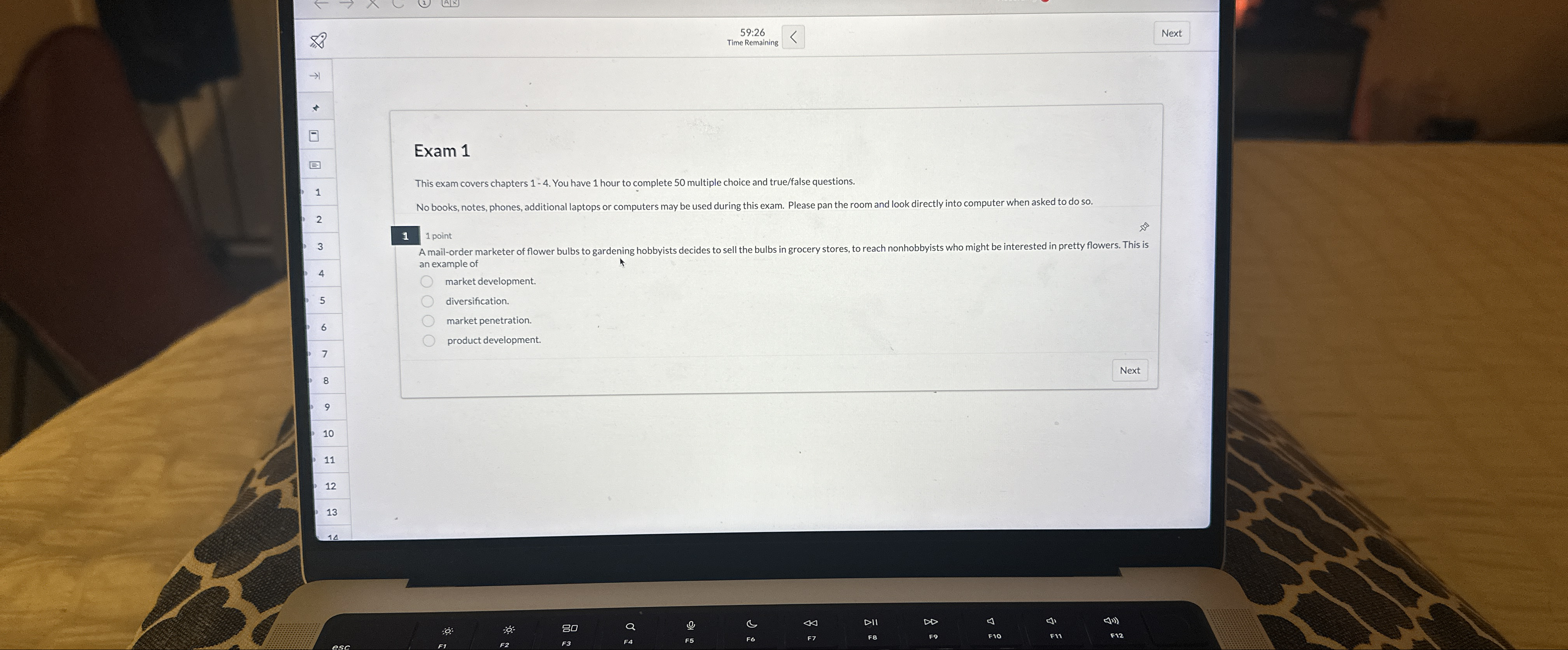  Exam 1 This exam covers chapters 1-4. You have 1 hour
