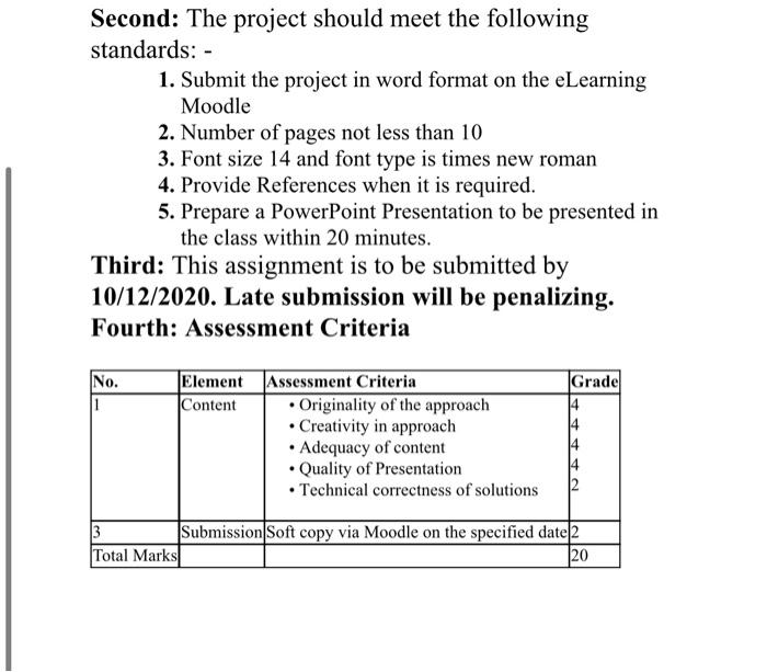 on any w start-up. In your business plans, please consider e following