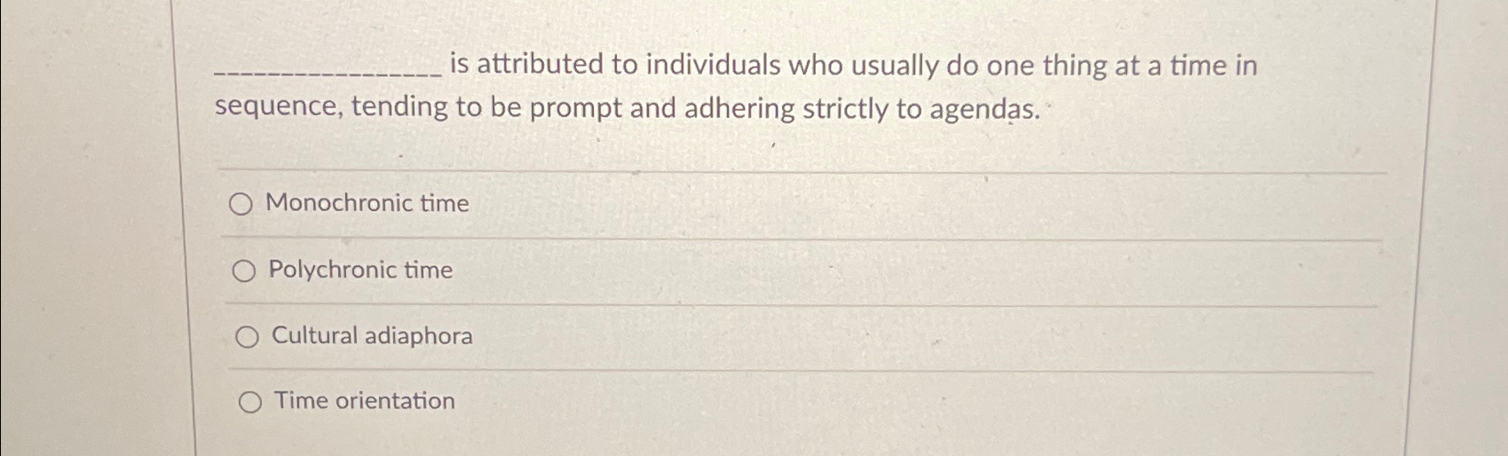  is attributed to individuals who usually do one thing at a