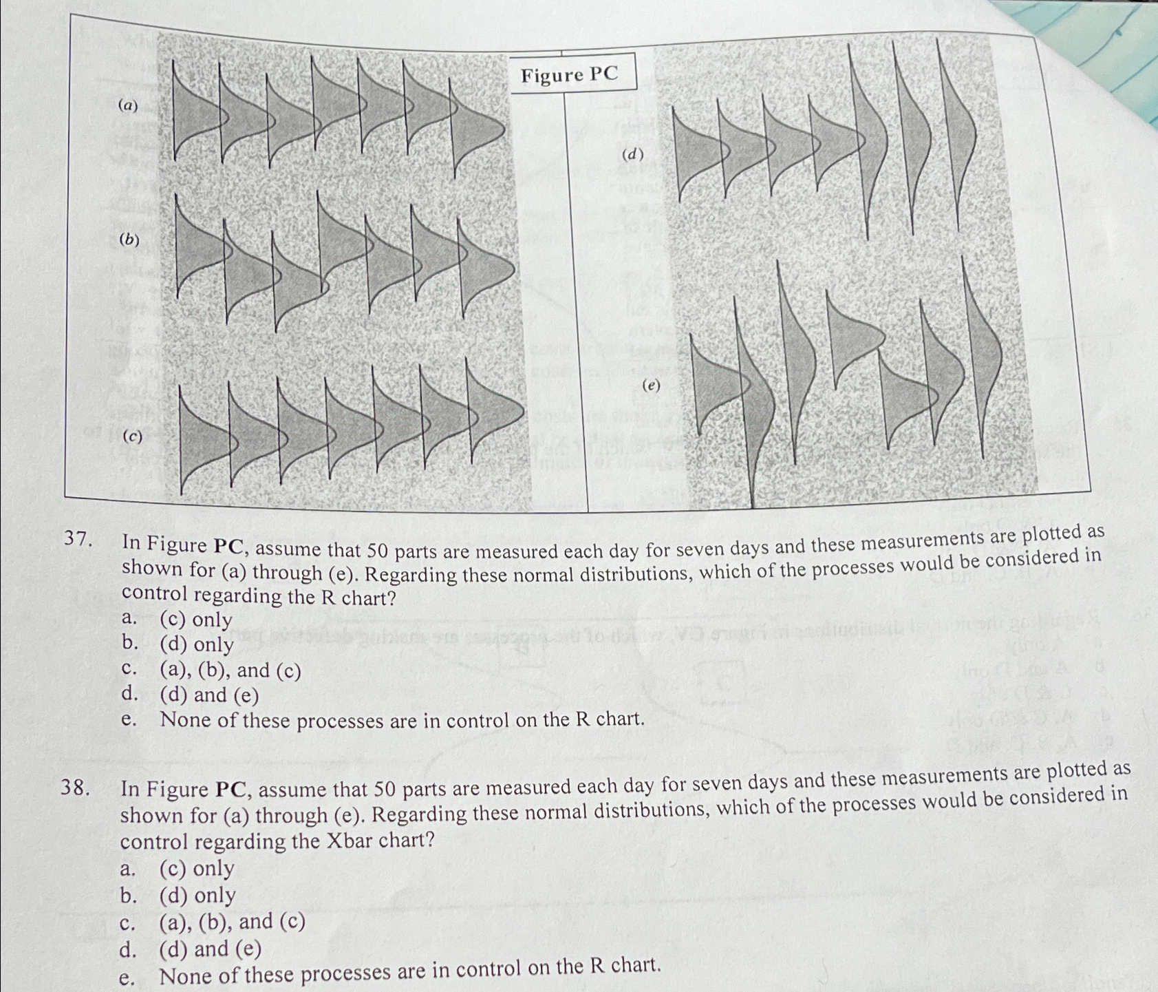  (a) Figure PC (b) (d) (e) (c) 37. In Figure PC,