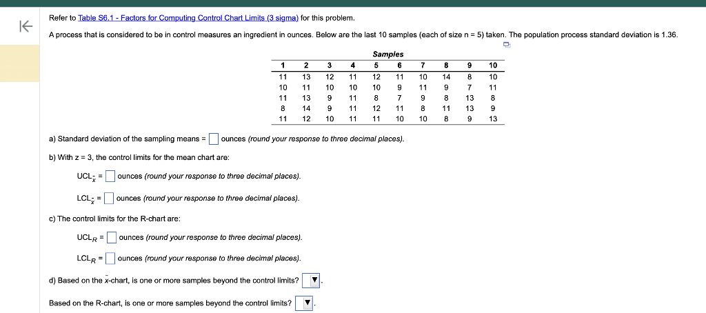 Please help asap I need it now!!! Refer to Table S6.1 -