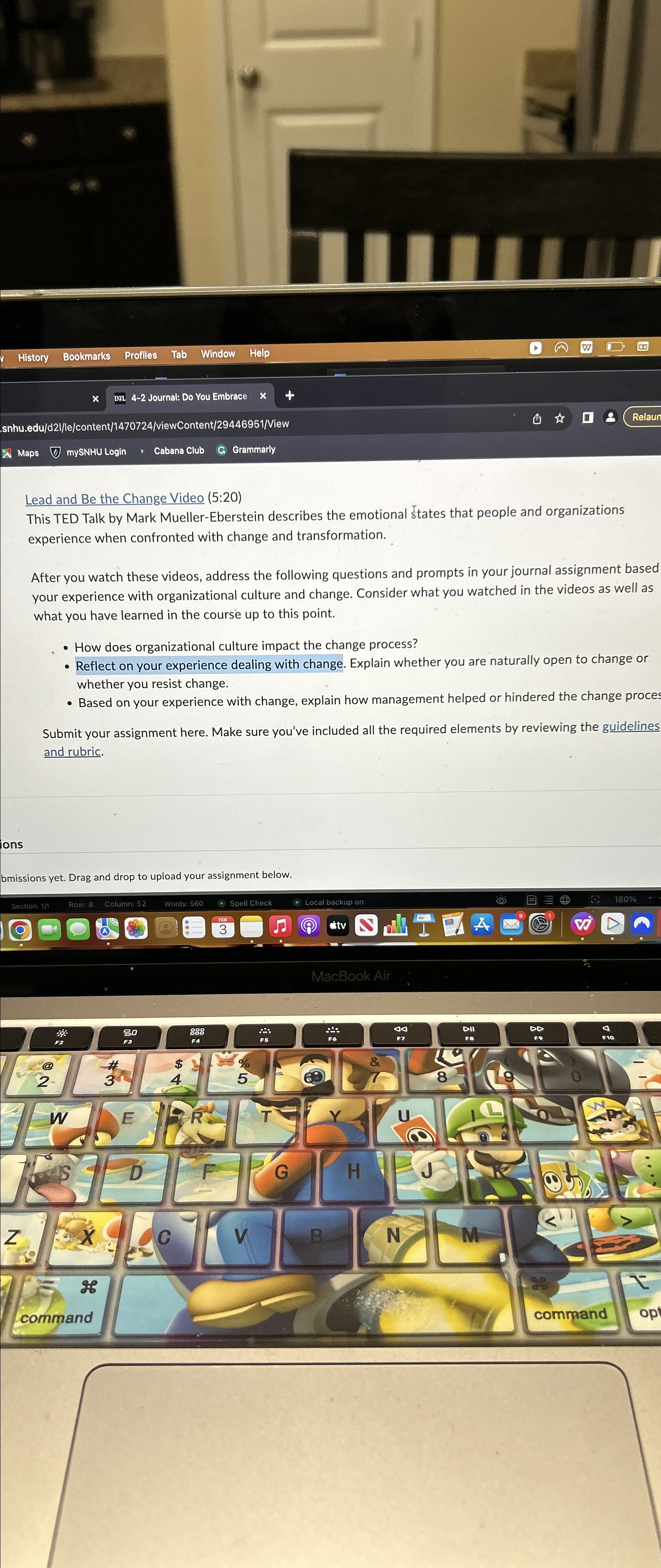  Lead and Be the Change Video (5:20) This TED Talk by