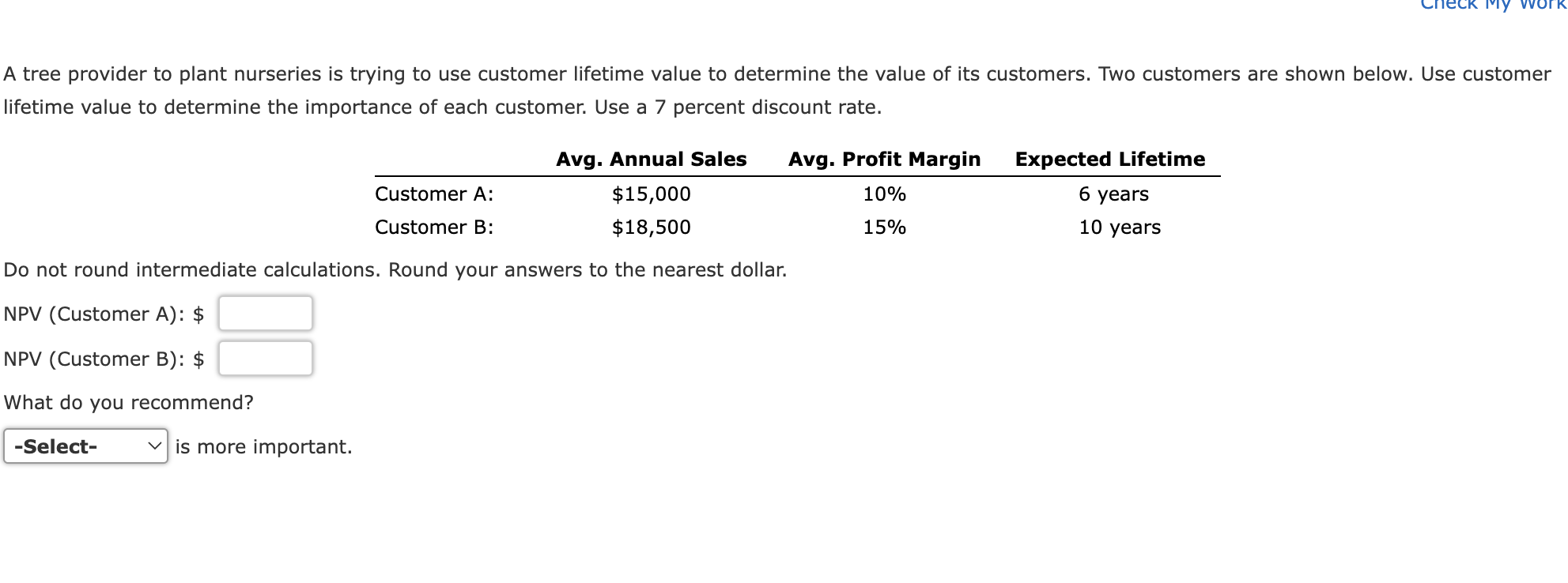  *Previous answer was incorrect. A tree provider to plant nurseries is