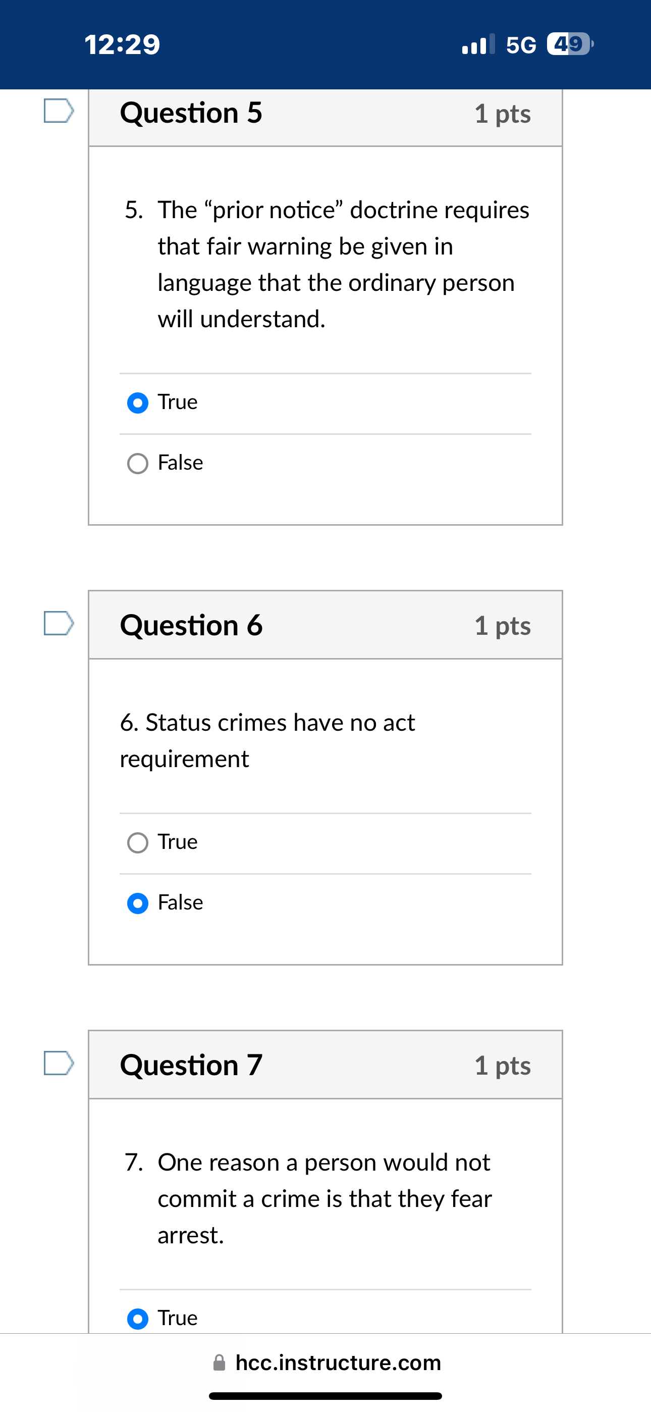 True (O False [ | Question 2 1 pts 2. An alcoholic