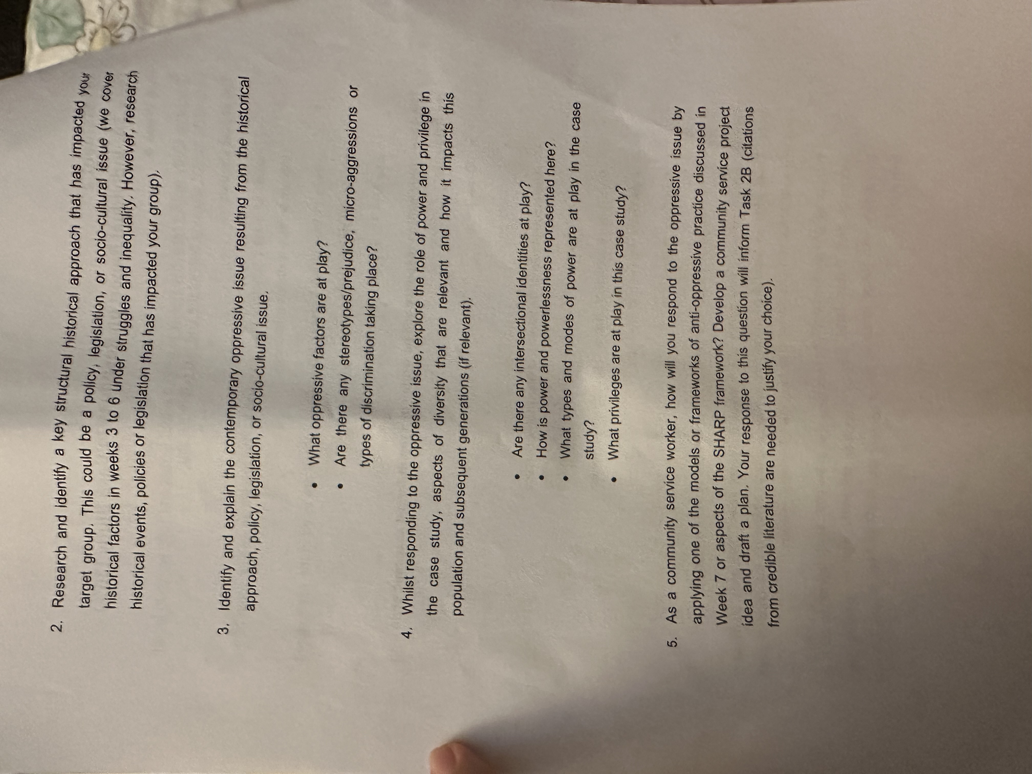 pastoral lease area. Police officers approached the group and asked them to