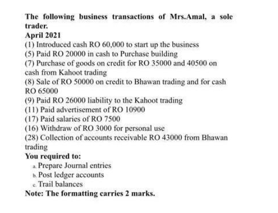 Every entry should have narration pleaseand use commas in each figure The