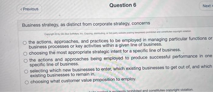 totally ethical, and globally-oriented Feasible, memorable, makes good business sense, and has