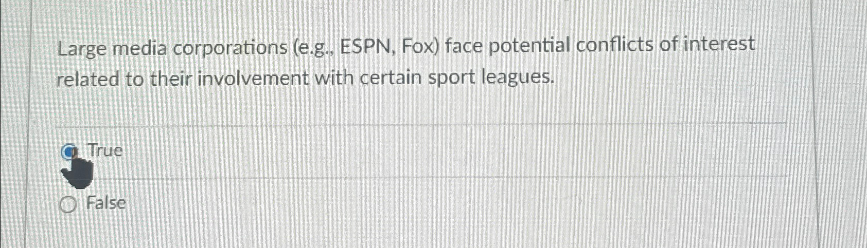  Large media corporations (e.g., ESPN, Fox) face potential conflicts of interest