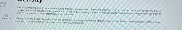  3334 poires This activity is important because marketing managers must create