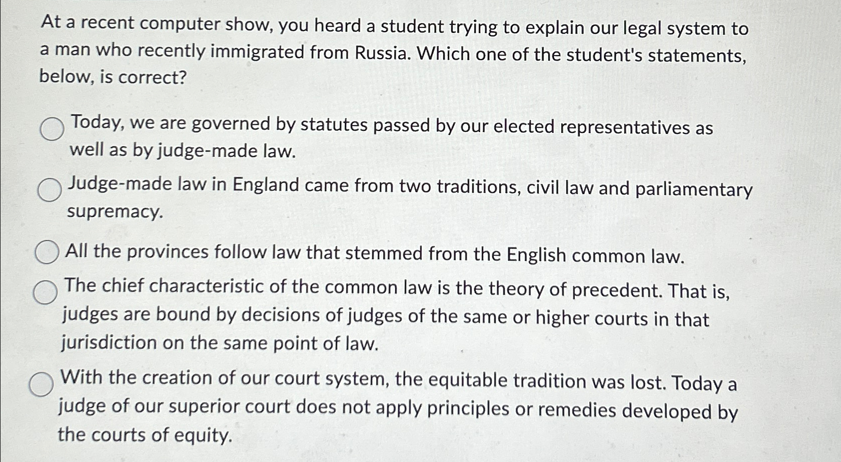  At a recent computer show, you heard a student trying to